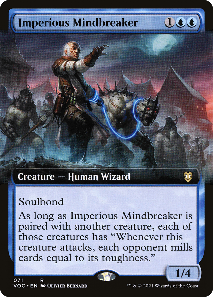 Imperious Mindbreaker (Extended Art) (VOC-071) - Crimson Vow Commander: (Extended Art)