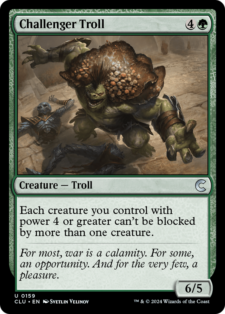 Troll Challenger (CLU-159) - Ravnica : Édition Indice 