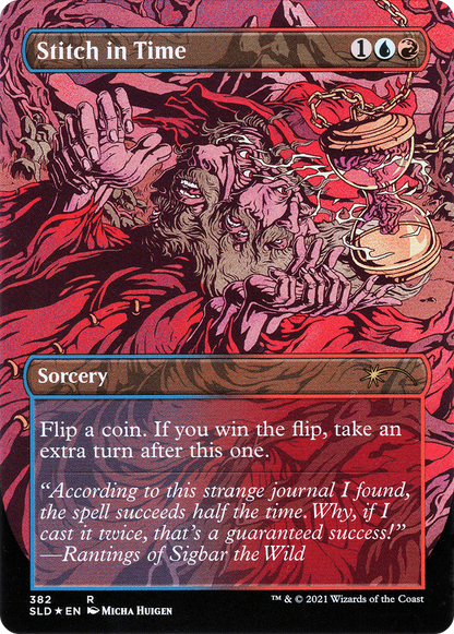Stitch in Time (SLD-382) - Secret Lair Drop (Borderless) Foil