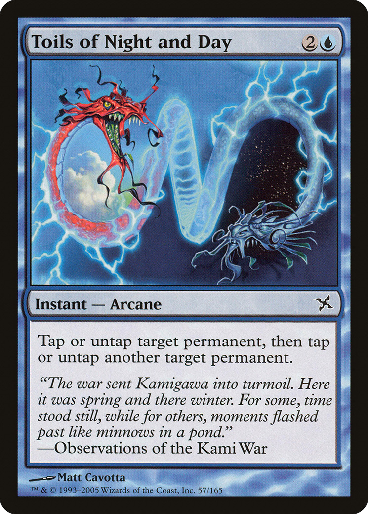 Les Travaux du Jour et de la Nuit (BOK-057) - Les Traîtres de Kamigawa 