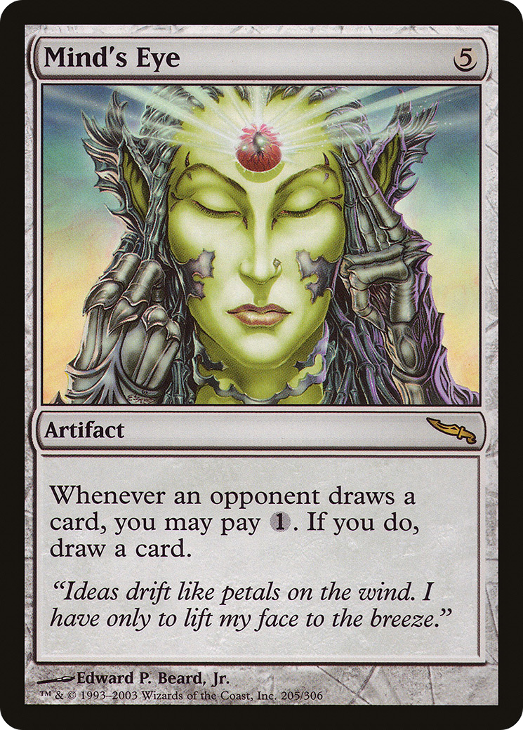 Mind's Eye (MRD-205) - Feuille Mirrodin 