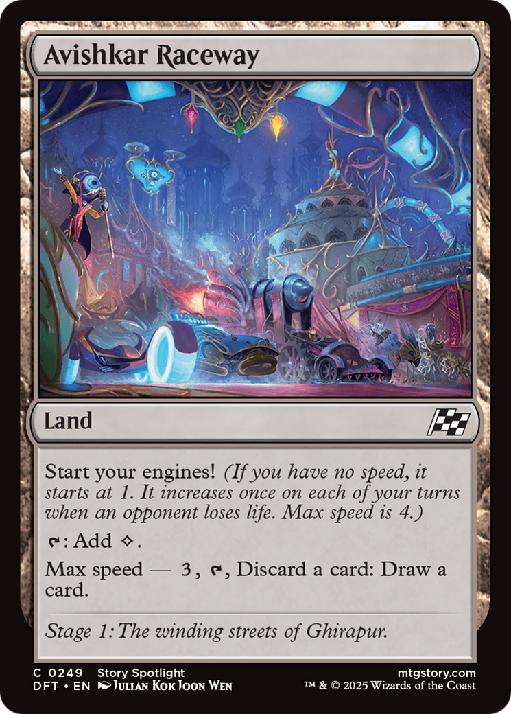 Avishkar Raceway (-249) - Foil Aetherdrift 