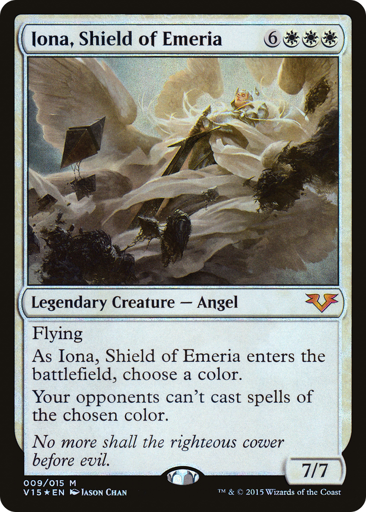 Iona, Shield of Emeria (V15-009) - From the Vault: Angels Foil