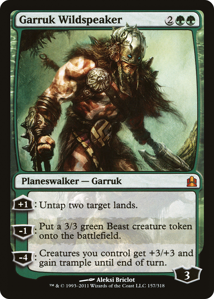 Garruk Wildspeaker (CMD-157) - Commandant 2011 