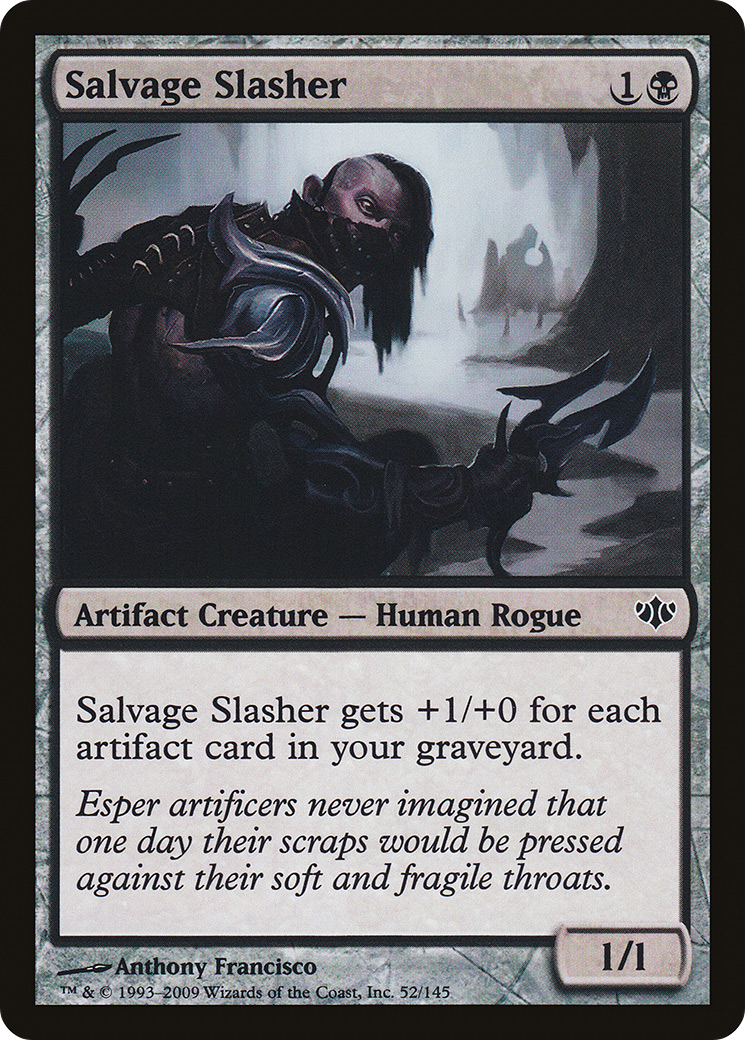 Salvage Slasher (CON-052) - Conflux Foil 