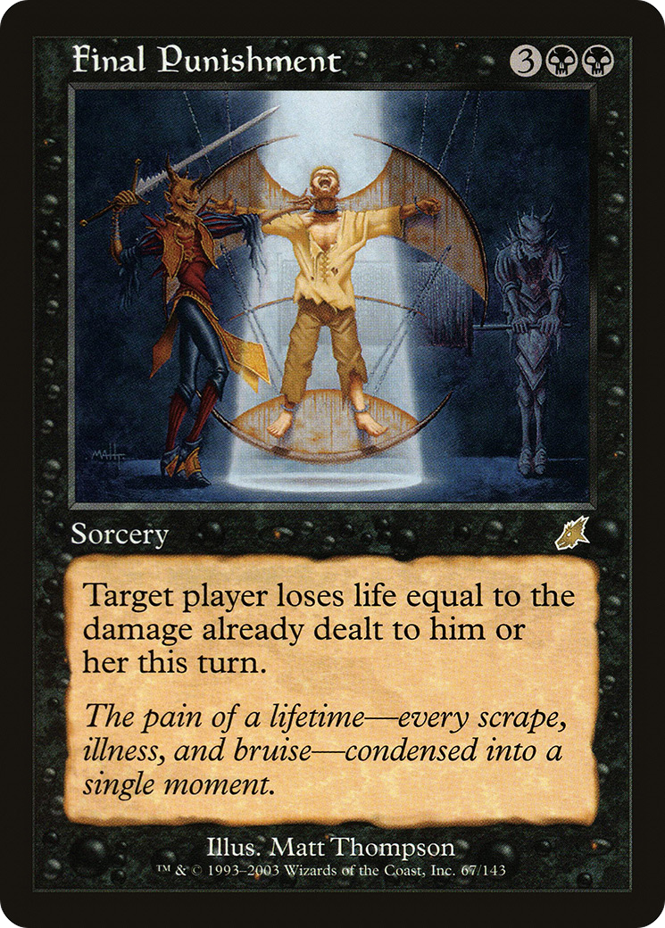 Final Punishment (SCG-067) - Scourge