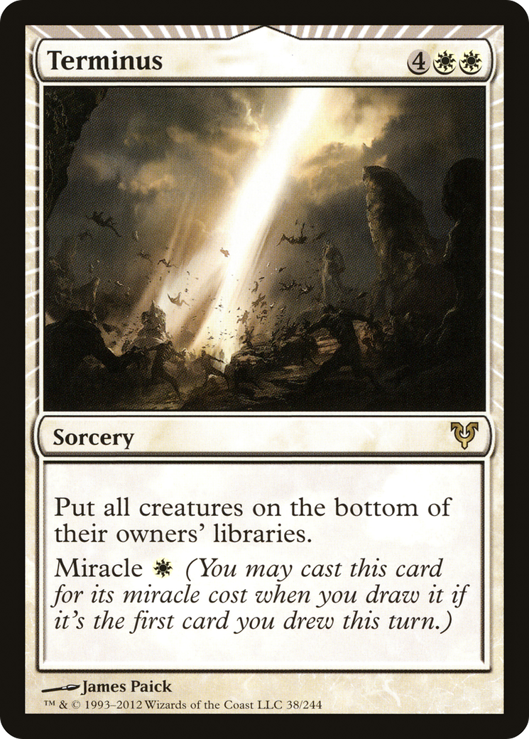 Terminus (AVR-038) - Avacyn restaurée : (miracle) Foil 