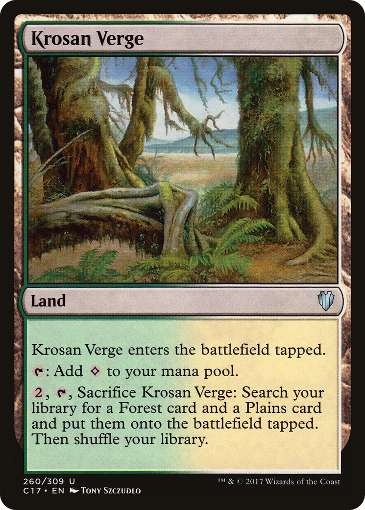 Krosan Verge (C17-260) - Commander 2017