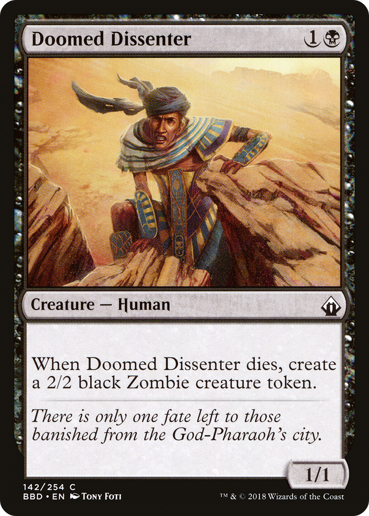 Dissident condamné (BBD-142) - Battlebond Foil