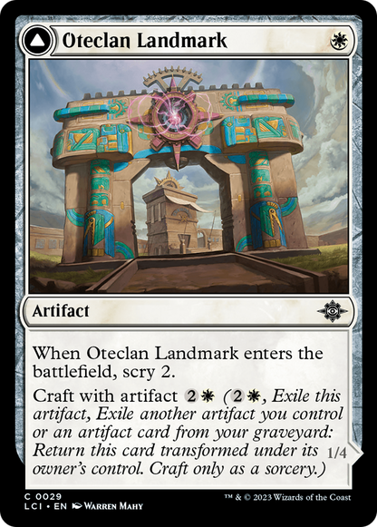 Oteclan Landmark // Oteclan Levitator (LCI-029) - Les Cavernes Perdues d'Ixalan Foil 
