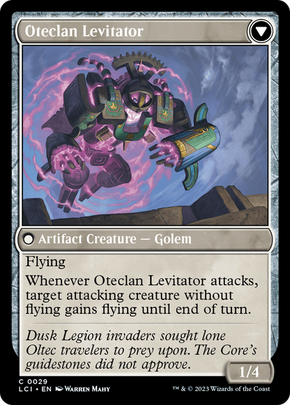 Oteclan Landmark // Oteclan Levitator (LCI-029) - Les Cavernes Perdues d'Ixalan Foil 
