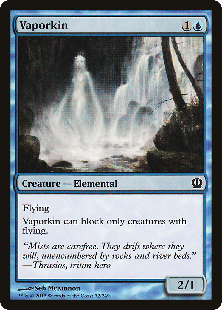 Vaporkin (THS-072) - Feuille Theros 