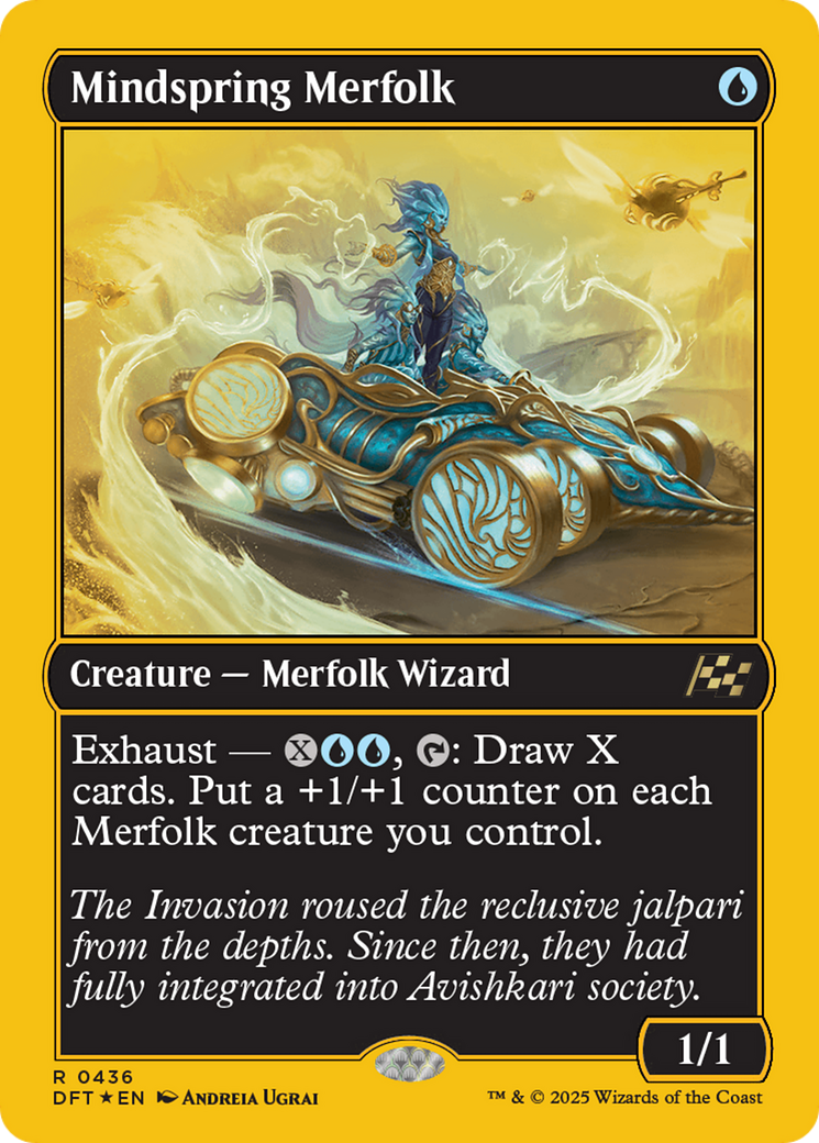 Merfolk de Mindspring (Première place) (DFT-436) - Aetherdrift Foil 