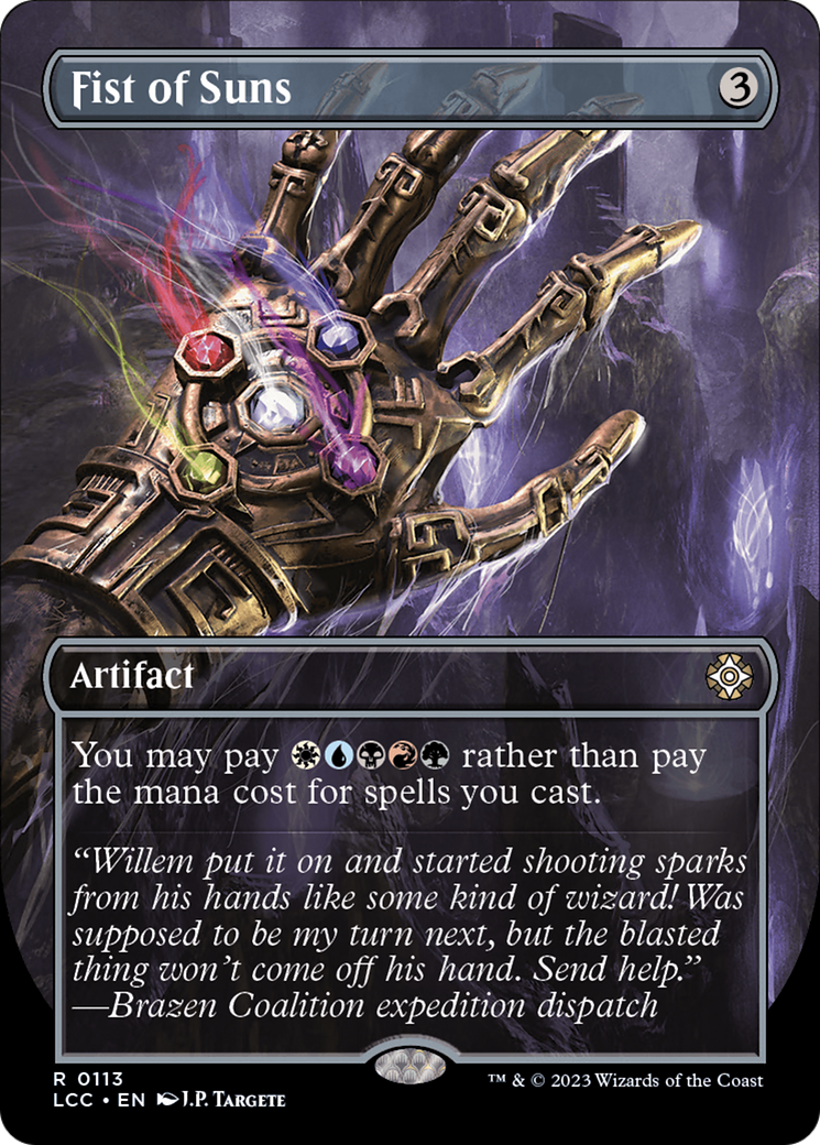 Poing des Soleils (LCC-113) - Commandant des Cavernes Perdues d'Ixalan (Sans Frontière) Foil 