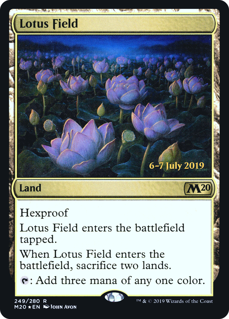 Lotus Field (PRE-249S) - Core Set 2020 Promos Foil