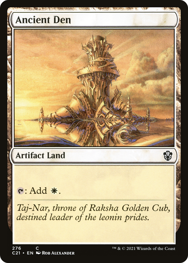 Tanière antique (C21-276) - Commandant 2021