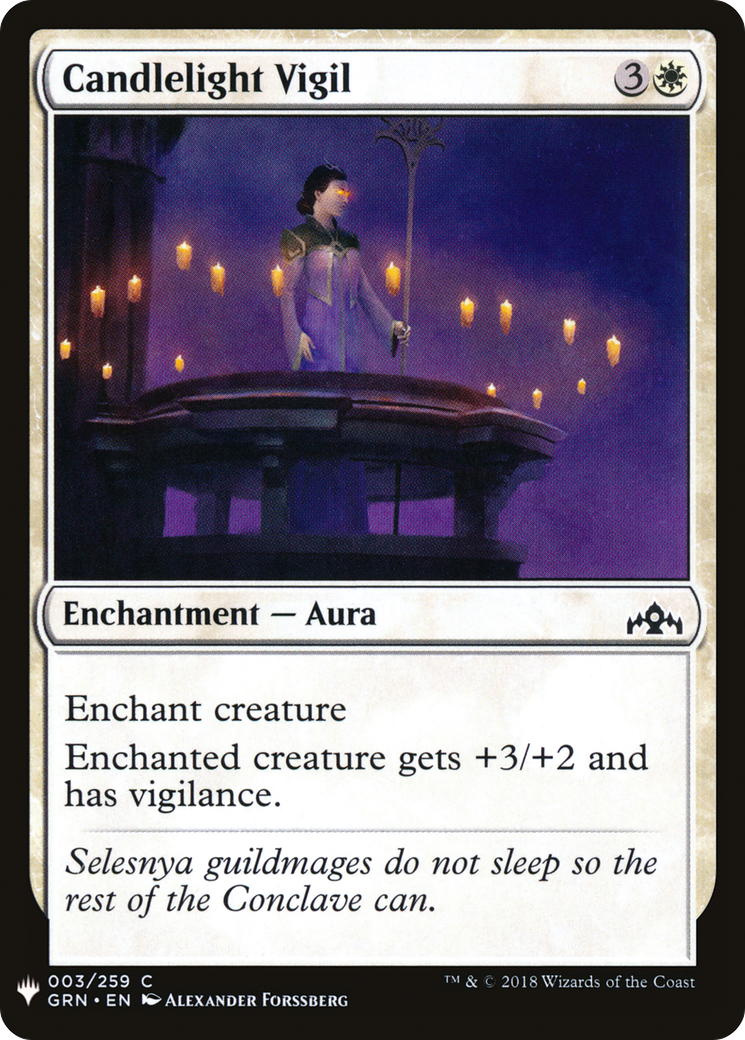 Candlelight Vigil (LIST-GRN-3) - The List