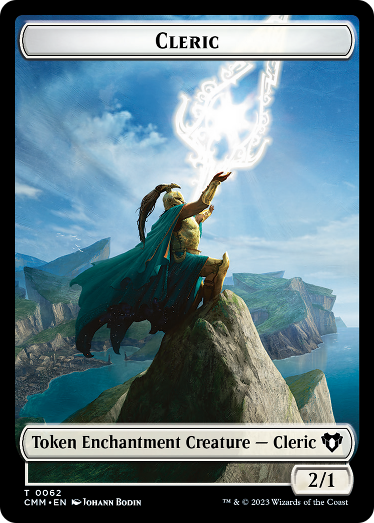 Cleric (TCMM-062) - Commander Masters Tokens Foil
