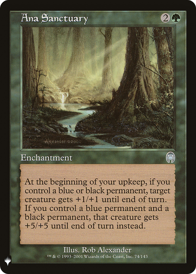 Sanctuaire d'Ana (PLST-APC-74) - La Liste 