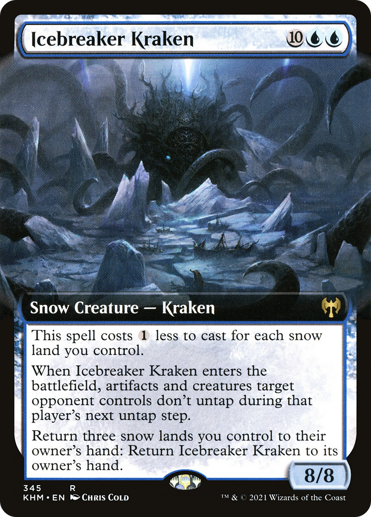 Brise-glace Kraken (KHM-345) - Kaldheim : (Extended Art, neige) 
