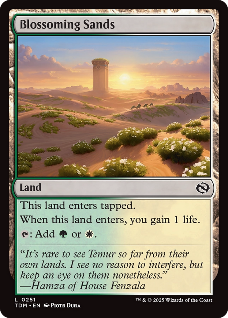 Sables fleuris (TDM-251) - Tarkir : Tempête de dragons (Foil) 