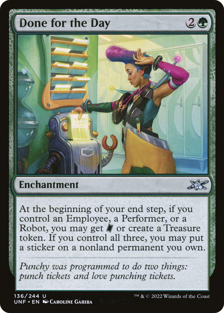 Terminé pour la journée (UNF-136) - Unfinity Foil 