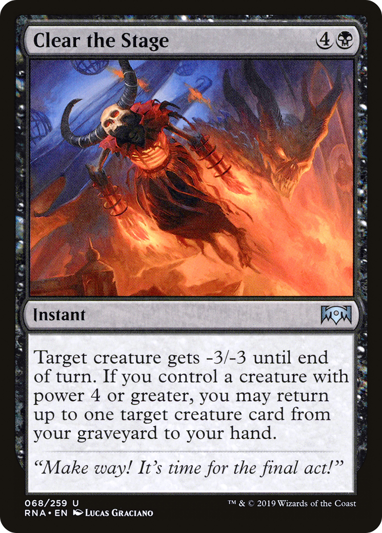 Terminer la scène (RNA-068) - Allégeance de Ravnica Foil 