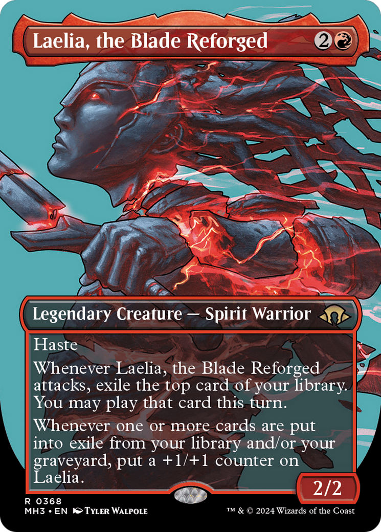 Laelia, the Blade Reforged (Borderless) (MH3-368) - Modern Horizons 3 (Borderless)
