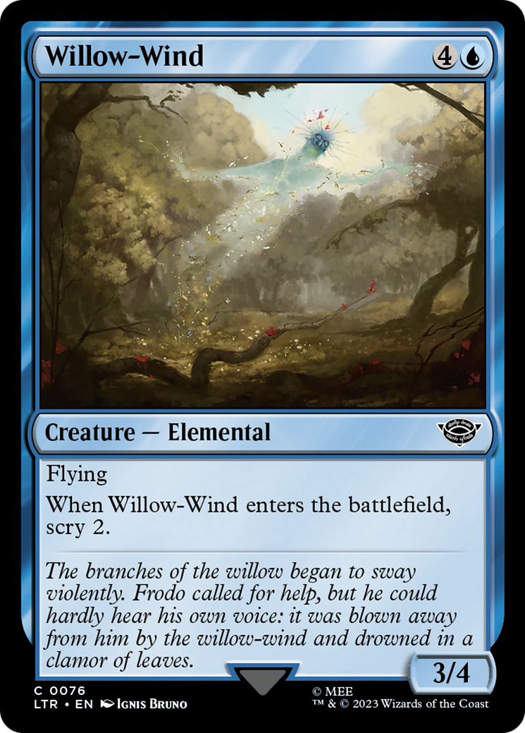 Willow-Wind (LTR-076) - The Lord of the Rings: Tales of Middle-earth Foil