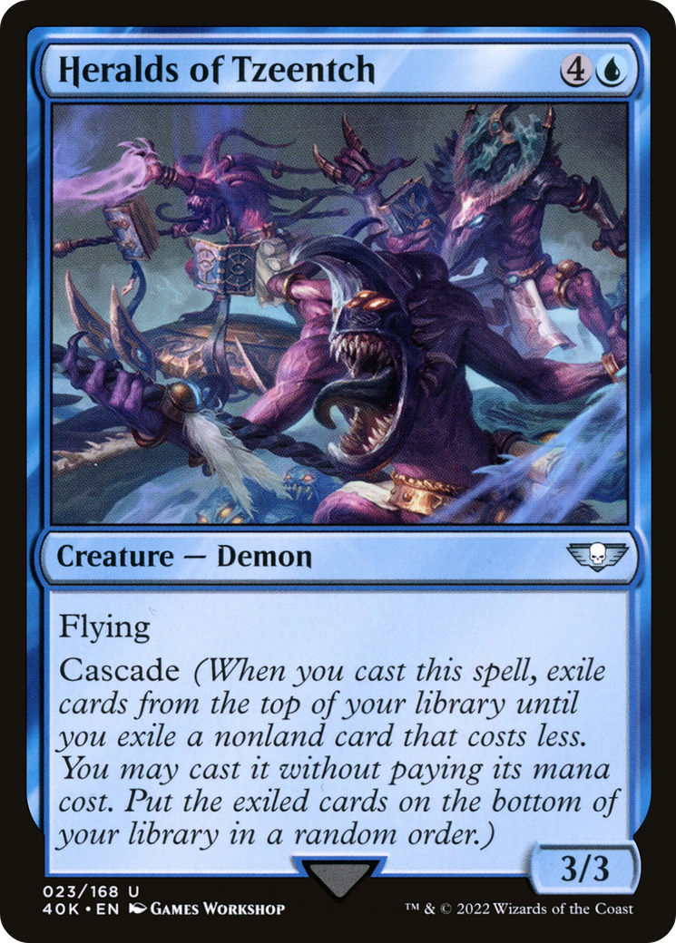 Hérauts de Tzeentch (40K-023) - Commandant Warhammer 40,000 