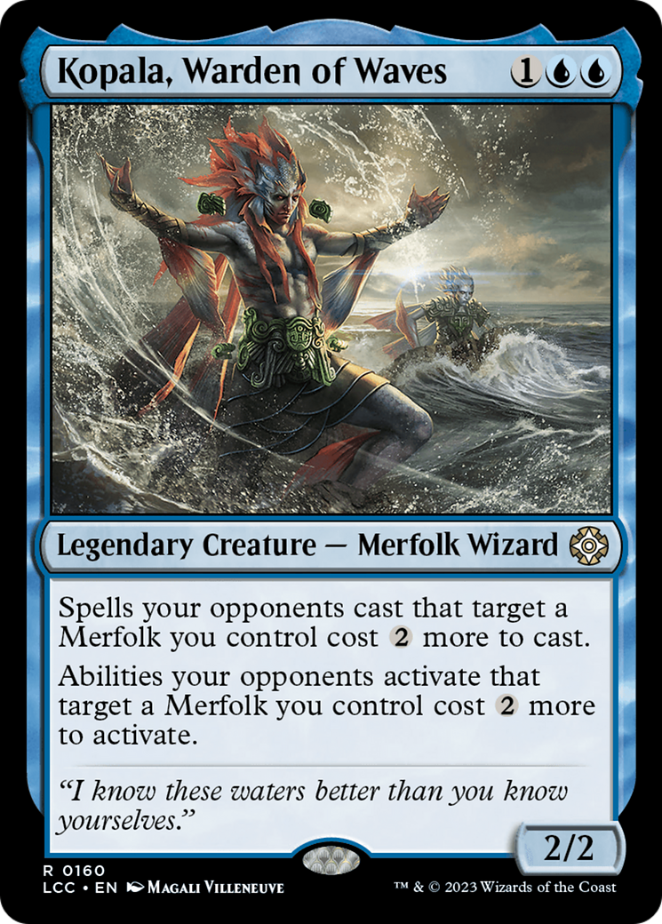 Kopala, Warden of Waves (LCC-160) - The Lost Caverns of Ixalan Commander