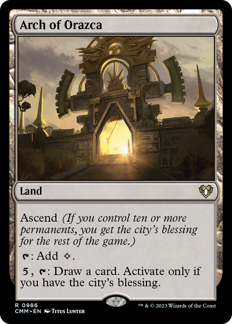 Arch of Orazca (CMM-986) - Commander Masters