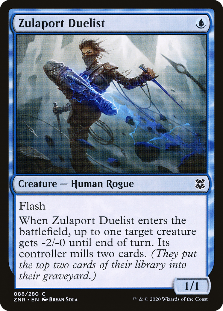 Duelliste de Zulaport (ZNR-088) - Feuille montante de Zendikar 
