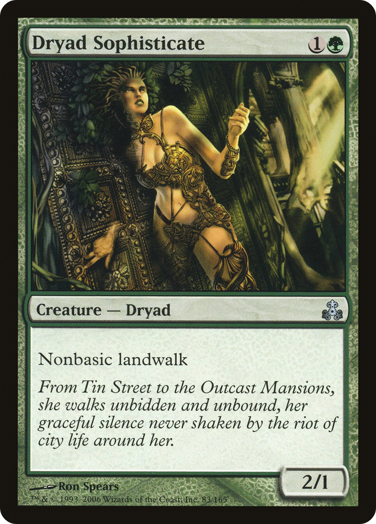 Dryade sophistiquée (GPT-083) - Feuille du Pacte des Guildes 