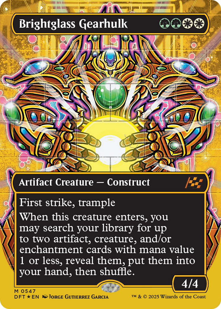 Brightglass Gearhulk (sans bordure) (première place) (-547) - Aetherdrift
