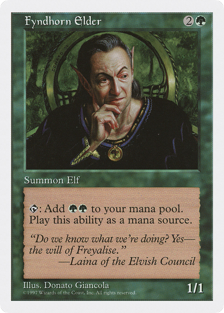 Fyndhorn Elder (5ED-) - Fifth Edition