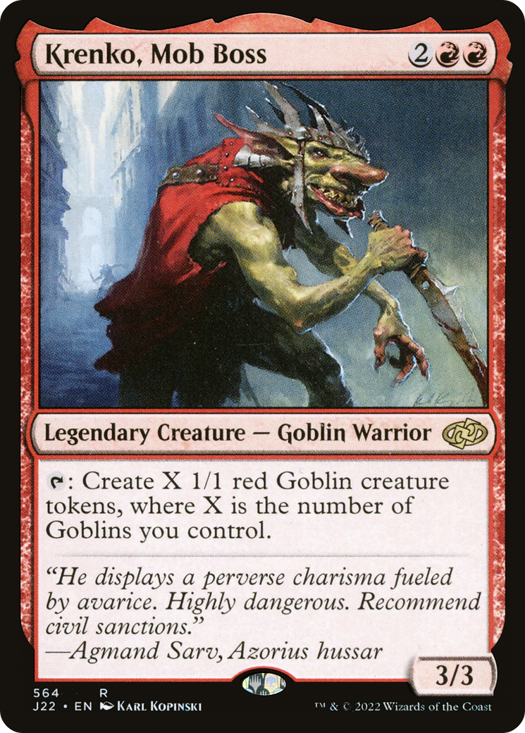 Krenko, chef de la mafia (J22-564) - Jumpstart 2022