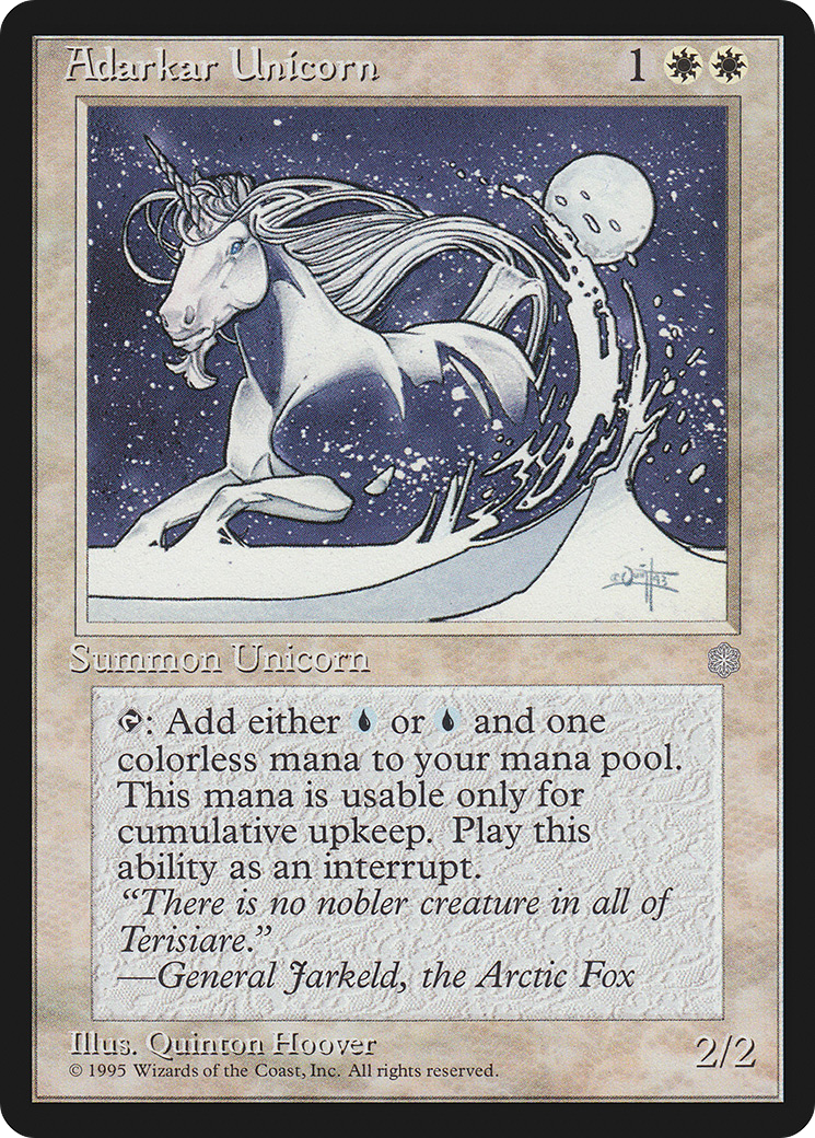Adarkar Unicorn (ICE-) - Ice Age