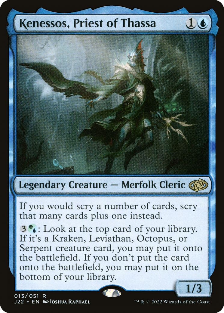 Kenessos, Priest of Thassa (J22-013) - Jumpstart 2022