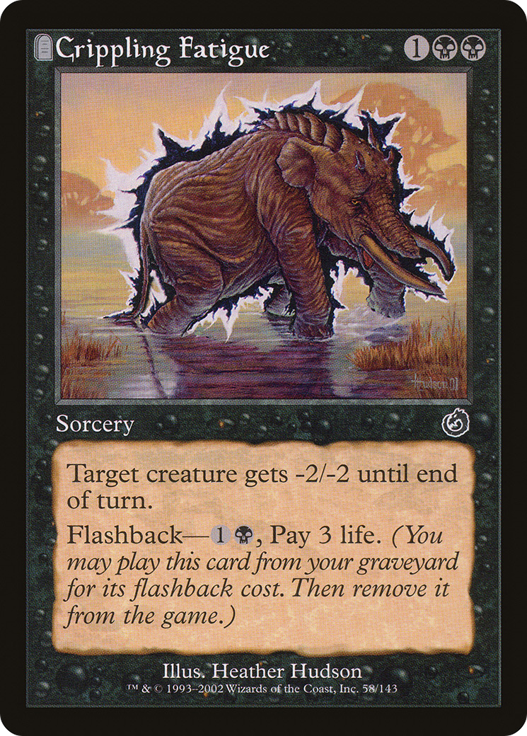 Crippling Fatigue (TOR-058) - Torment: (tombstone) Foil