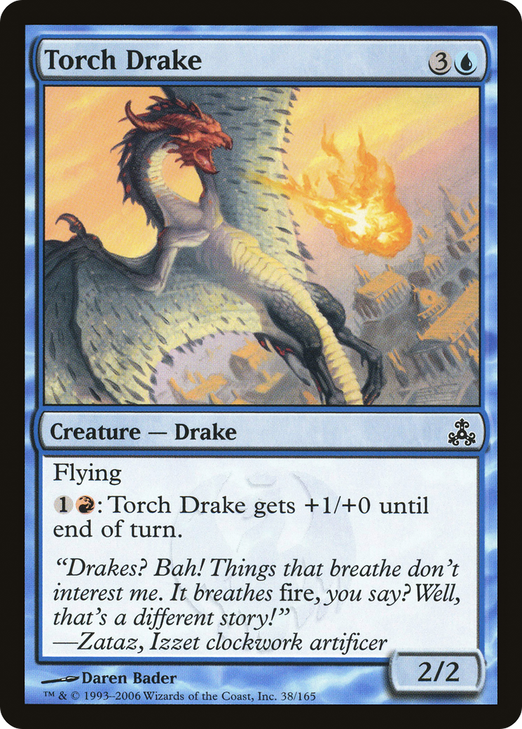 Torch Drake (GPT-038) - Feuille du Pacte des Guildes 