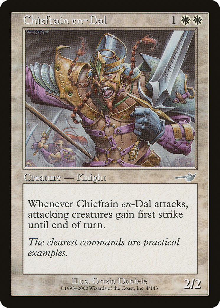 Chef en-Dal (NEM-004) - Feuille Nemesis 