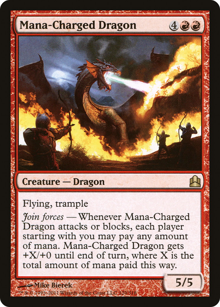 Dragon chargé de mana (CMD-129) - Commander 2011 