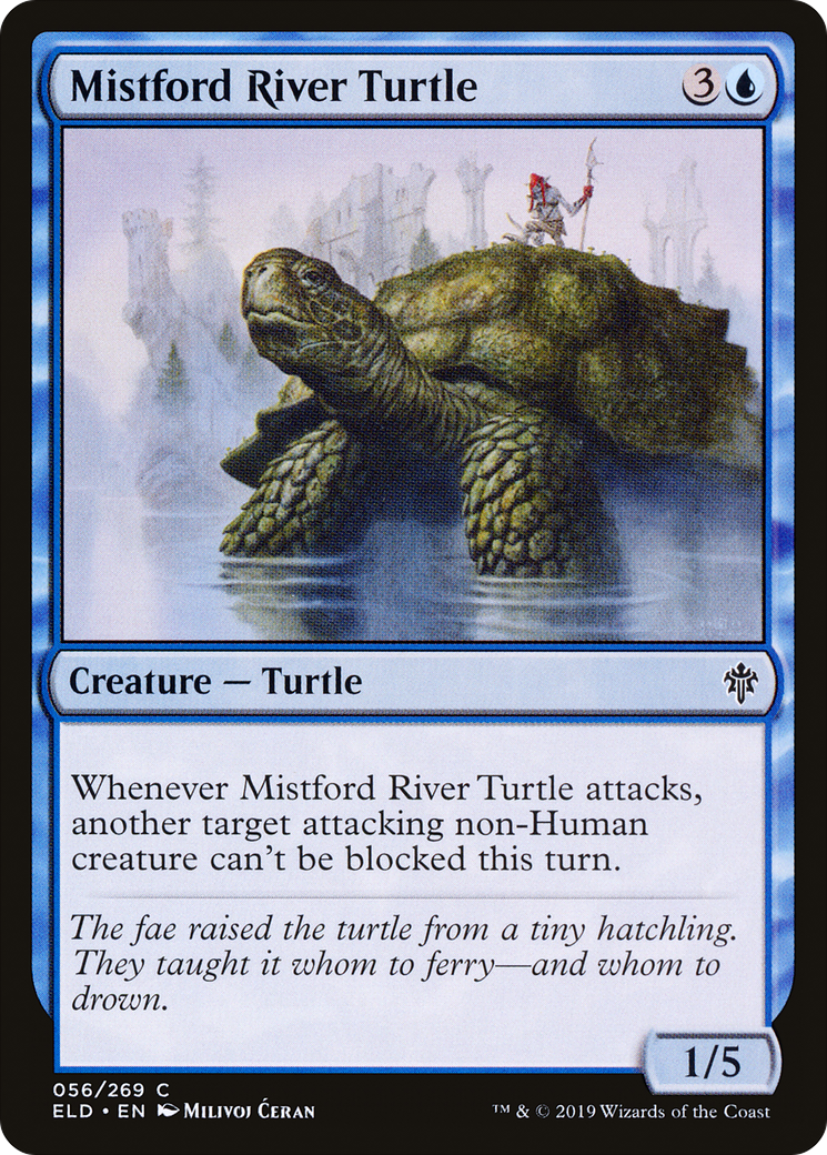 Tortue de la rivière Mistford (ELD-056) - Trône d'Eldraine 