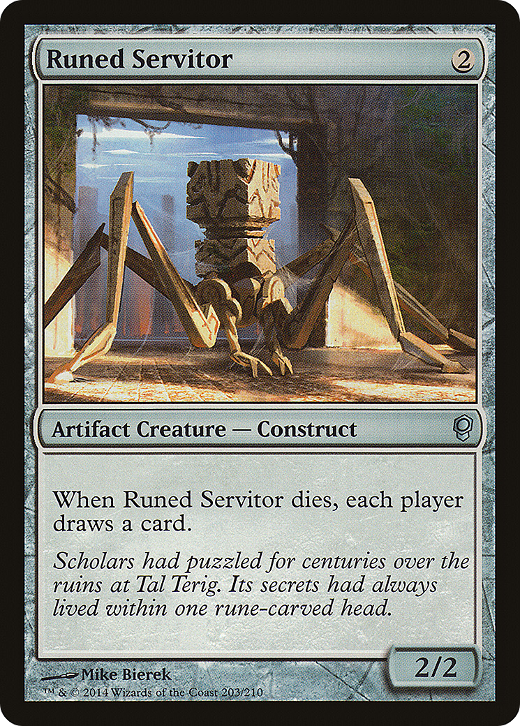 Serviteur runique (CNS-203) - Conspiration Foil