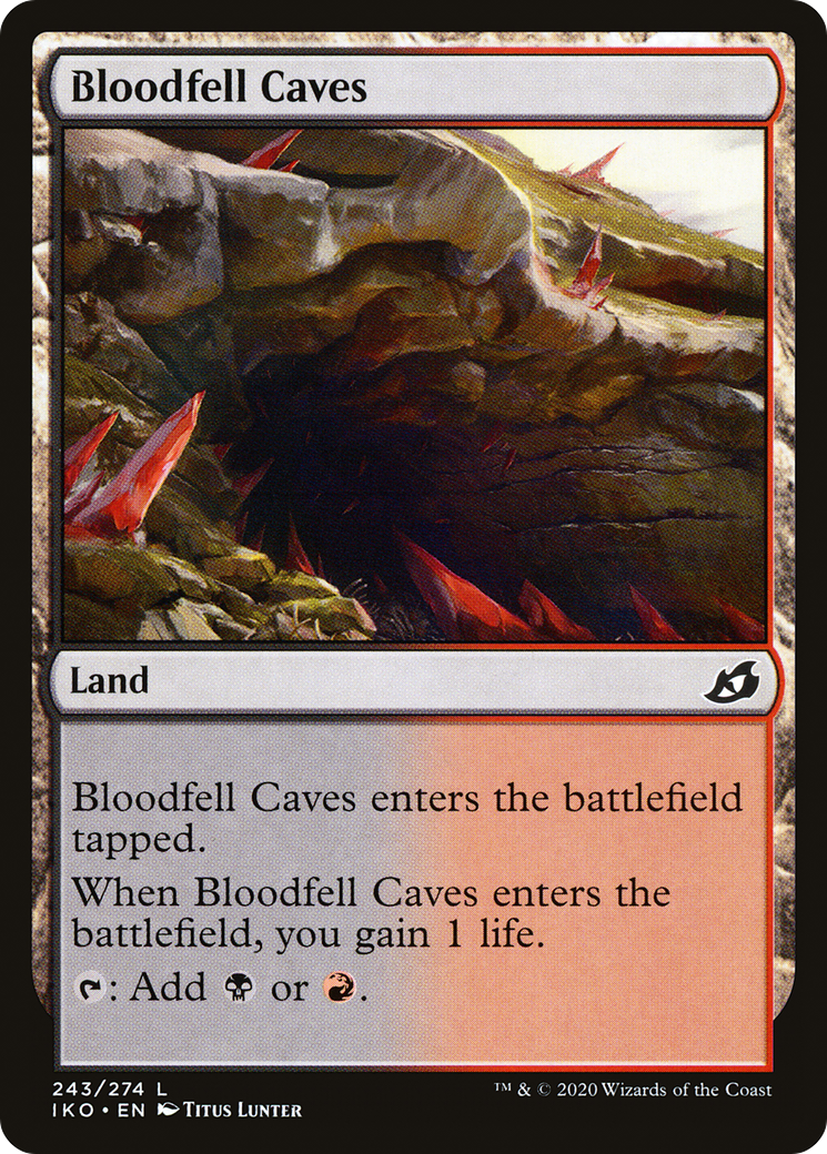 Grottes de Bloodfell (IKO-243) - Ikoria : Repaire des Béhémoths 