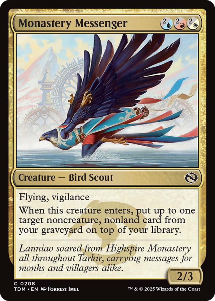 Messager du monastère (TDM-208) - Tarkir : Tempête de dragons 
