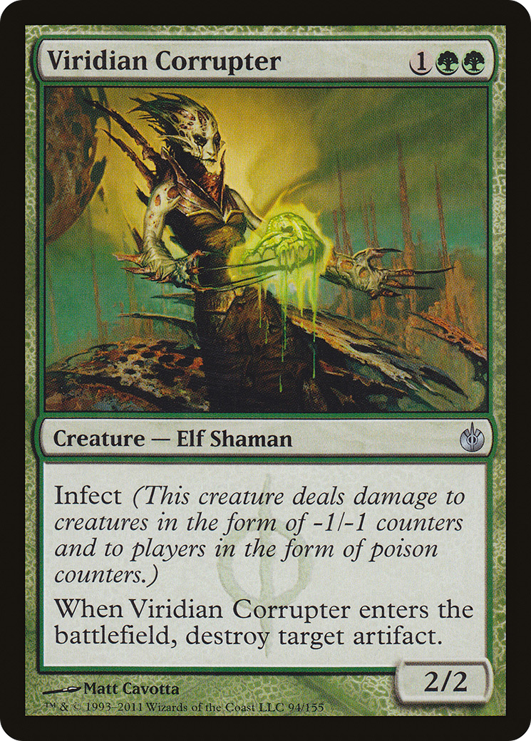 Corrupteur viridien (MBS-094) - Mirrodin assiégé 