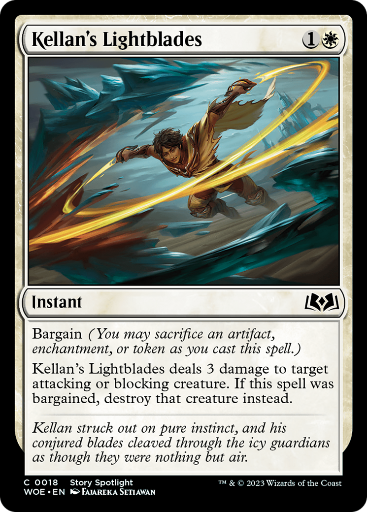 Kellan's Lightblades (WOE-018) - Wilds of Eldraine Foil