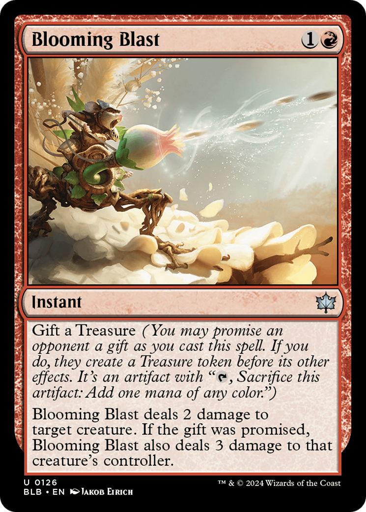Blooming Blast (BLB-126) - Feuille Bloomburrow 
